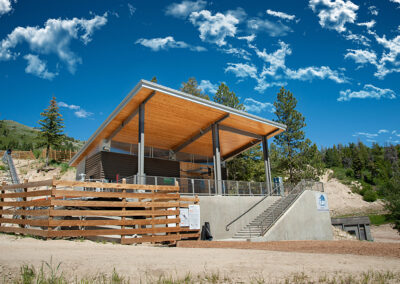 Bogus Basin Alpine Mountain Coaster Loading Station