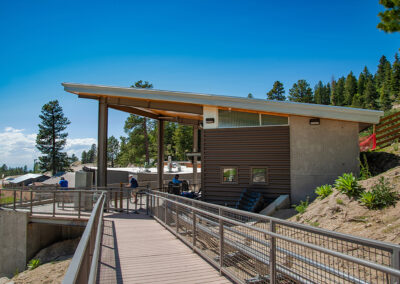 Bogus Basin Alpine Mountain Coaster Loading Station